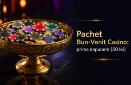 Ofertă Admiral Casino: Pachet Bun-Venit Casino: prima depunere (50 lei)